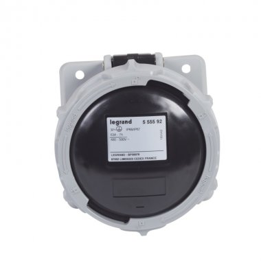 Фотография товара 'Legrand Розетка встроенная - 63А - 3К+З - 500В - IP67 555592'