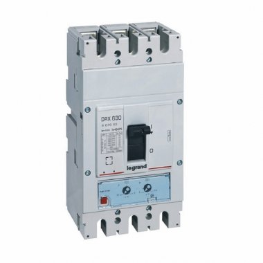 Фотография товара 'Legrand DRX630 термомагнитный 500A 3П 36кА настраиваемый 667652'