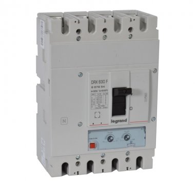 Фотография товара 'Legrand DRX630 термомагнитный 320A 4П 36кА настраиваемый 667654'
