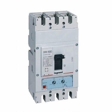 Фотография товара 'Legrand DRX630 термомагнитный 400A 3П 50кА настраиваемый 667659'