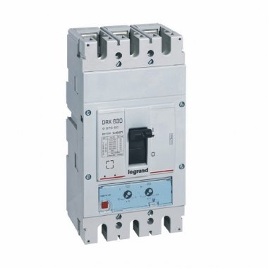 Фотография товара 'Legrand DRX630 термомагнитный 500A 3П 50кА настраиваемый 667660'