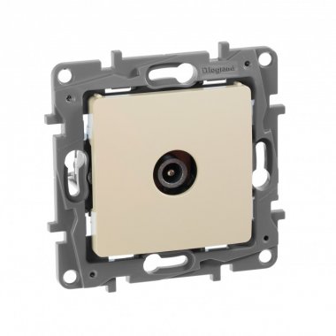Фотография товара 'Legrand Телевизионная розетка 862 мГц - Etika 672365'