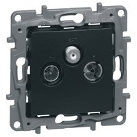 Фотография товара 'Legrand Розетка TV/SAT двухкабельная - ETIKA 672657'