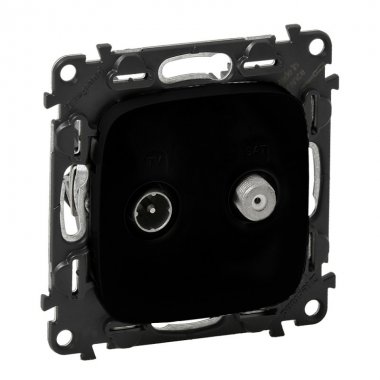 Фотография товара 'Legrand Valena ALLURE Розетка TV-SAT двухкабельная С лицевой панелью 753968'