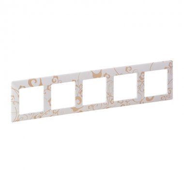 Фотография товара 'Legrand Valena LIFE Рамка универсальная 5-постовая 754105'