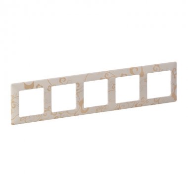 Фотография товара 'Legrand Valena LIFE Рамка универсальная 5-постовая 754115'