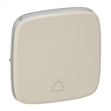 Фотография товара 'Legrand Valena ALLURE Лицевая панель для кнопочного выключателя, с символом звонок 755016'