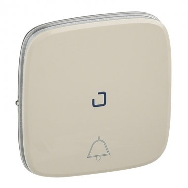 Фотография товара 'Legrand Valena ALLURE Лицевая панель для кнопочного выключателя, с символом звонок 755091'