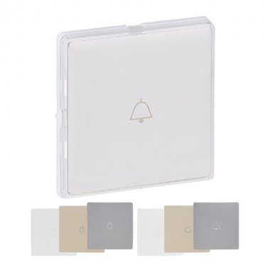 Фотография товара 'Legrand Valena LIFE Лицевая панель для кнопочного выключателя с держателем маркировки 755110'
