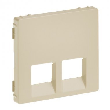 Фотография товара 'Legrand Valena LIFE Лицевая панель для двойных телефонных/информационных розеток 755421'