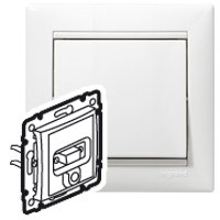 Фотография товара 'Legrand Розетка HD 15 + гнездо диаметром 3,5 мм - Valena 770082'