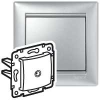 Фотография товара 'Legrand ТВ розетка - Valena - оконечная - 10 дБ - 2400 МГц 770130'