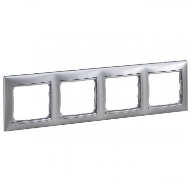 Фотография товара 'Legrand Рамка - Valena - 4 поста - горизонтальный монтаж 770154'