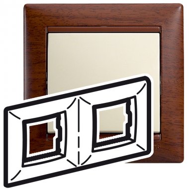 Фотография товара 'Legrand Valena Рамка 2-постовая 770312'
