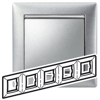 Фотография товара 'Legrand Valena Рамка 5-постовая 770335'
