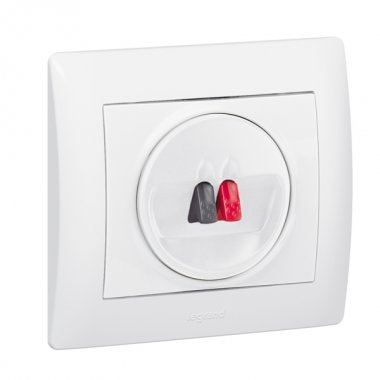 Фотография товара 'Legrand Лицевая панель - Galea Life - для одиночной розетки для колонок 771000'