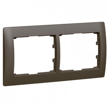 Фотография товара 'Legrand Рамка - Galea Life - 2 поста - горизонтальный монтаж 771202'