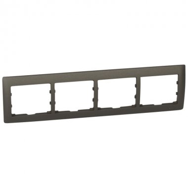 Фотография товара 'Legrand Рамка - Galea Life - 4 поста - горизонтальный монтаж 771204'