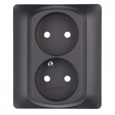 Фотография товара 'Legrand Лицевая Панель Для Розеток 2х2к 771232'