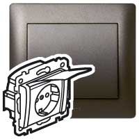 Фотография товара 'Legrand Розетка - Galea Life - немецкий стандарт - 2К+3 - с защитными шторками 771264'