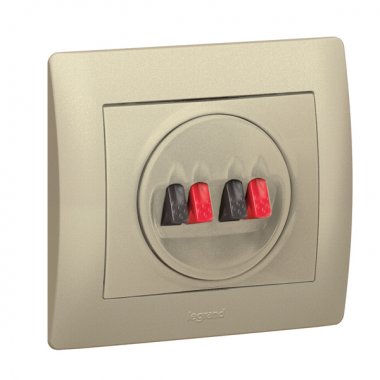 Фотография товара 'Legrand Лицевая панель - Galea Life - для двойной розетки для колонки 771425'