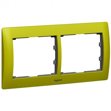 Фотография товара 'Legrand Рамка - Galea Life - 2 поста - горизонтальный монтаж 771922'