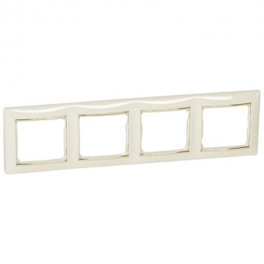 Фотография товара 'Legrand Рамка - Valena - 4 постовая горизонтальный монтаж 774154'