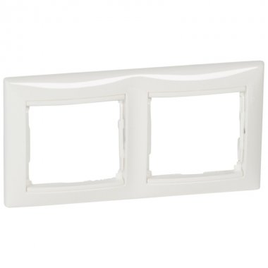 Фотография товара 'Legrand Рамка - Valena - 2 постовая горизонтальный монтаж 774452'