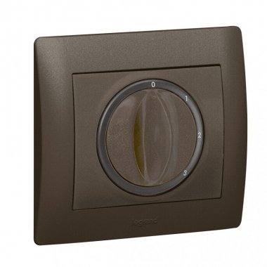 Фотография товара 'Legrand Выключатель для вентилятора - Galea Life - 1П+Н - 4 позиции (0-1-2-3) - 20 A 775958'