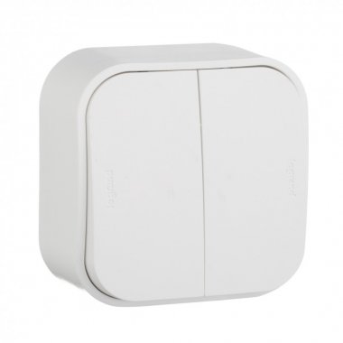 Фотография товара 'Legrand Переключатель двухклавишный на 2 направления 782206'