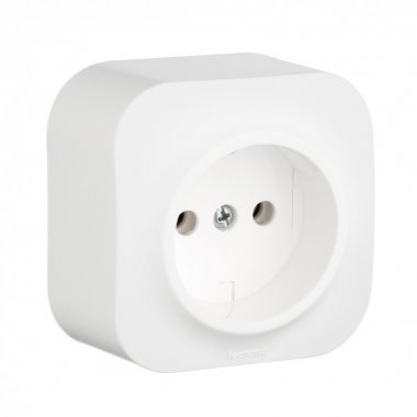 Фотография товара 'Legrand Розетка 2К без шторок - 16 A - 250 В~ - Quteo IP 20 782210'