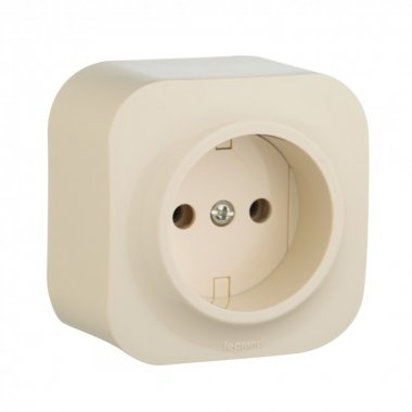 Фотография товара 'Legrand Розетка 2К без шторок - 16 A - 250 В~ - Quteo IP 20 782240'