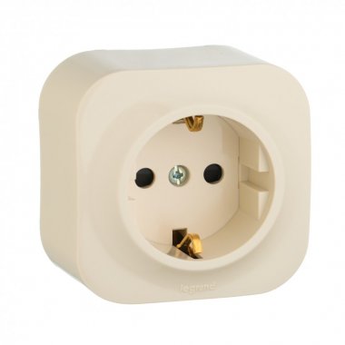 Фотография товара 'Legrand Розетка 2К+З с защитными шторками - 16 A - 250 В~ - Quteo IP 20 782250'