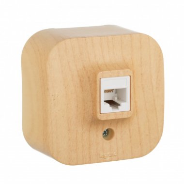 Фотография товара 'Legrand Телефонная розетка RJ11 - Quteo IP 20 782274'