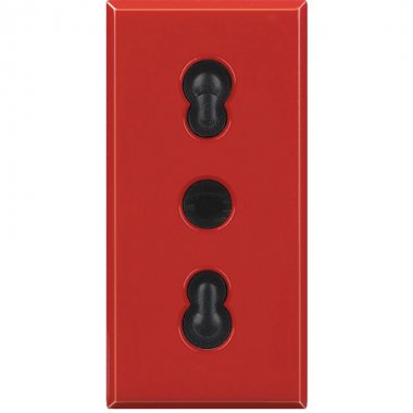 Фотография товара 'Legrand Axolute Розетка 2К+З, 10/16 А 250 В H4180R'