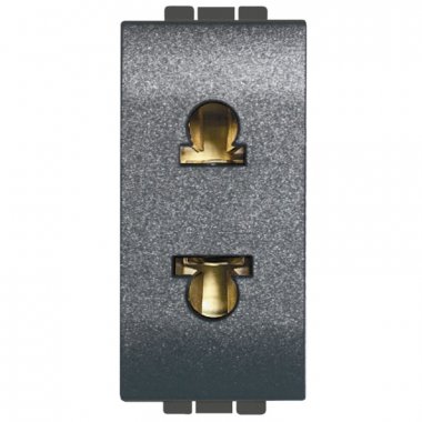 Фотография товара 'Legrand Розетка 2П 16A, 127V Евро-американский стандарт, 1 модуль L4125S'