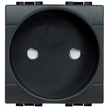 Фотография товара 'Legrand Розетка 2П 10А/16А 250В с защитными шторками 2 модуля L4143'