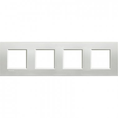 Фотография товара 'Legrand Livinglight Рамка прямоугольная, 4 поста LNA4802M4AG'