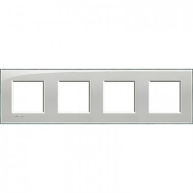 Фотография товара 'Legrand Livinglight Рамка прямоугольная, 4 поста LNA4802M4KG'