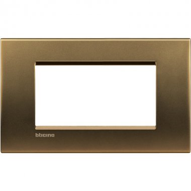 Фотография товара 'Legrand Livinglight Рамка прямоугольная, 4 модуля LNA4804BZ'