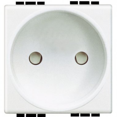 Фотография товара 'Legrand Розетка 2П 10А/16А 250В с защитными шторками 2 модуля N4143'