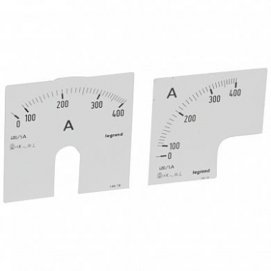 Фотография товара 'Legrand Измерительная шкала для аналоговых амперметров 0-400 А 014618'