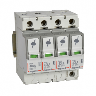 Фотография товара 'Legrand УЗИП T2 40KA 4P 412243'