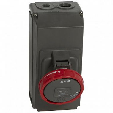 Фотография товара 'Legrand Розетка накладного монтажа Hypra IP66/67-55 059438'