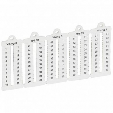 Фотография товара 'Legrand Листы с этикетками для клеммных блоков Viking 3 039559'