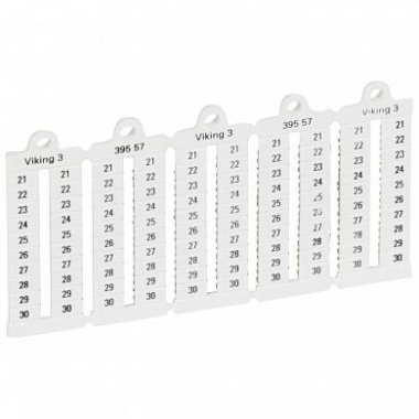 Фотография товара 'Legrand Листы с этикетками для клеммных блоков Viking 3  039557'