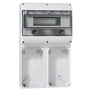 Фотография товара 'Legrand Осн.щит.12мод.+2лиц.пан.4роз.16А 220х125 057708'