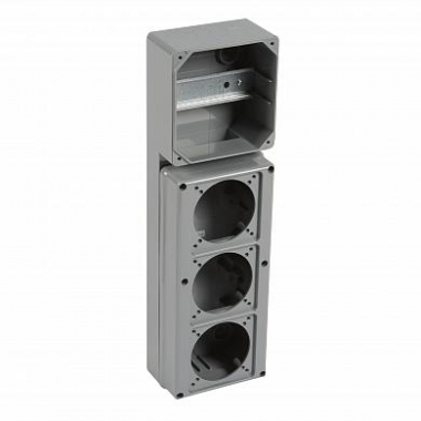 Фотография товара 'Legrand P17 Осн.щит.5мод. для 1 лиц.пан. 280х125 IP66 057707'