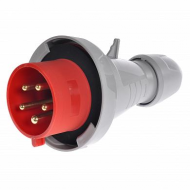 Фотография товара 'Legrand Вилка прямая P17 Tempra Pro IP67 3Р+N+Т 380В 32А 555439'