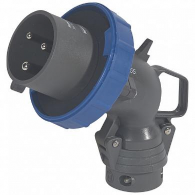 Фотография товара 'Legrand Вилка угловая Hypra IP55-66/67 2К+3, 32 А 053006'